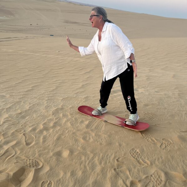 15 Siwa Desert View2 attempt at sandboarding 600x600