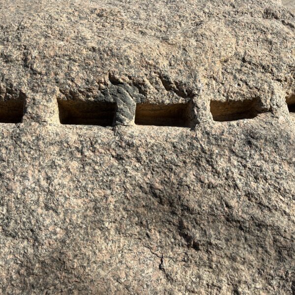 3 Unfinished Obelisk15 Holes to break the granite 600x600
