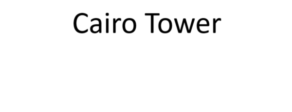Cairo Tower 1 600x231