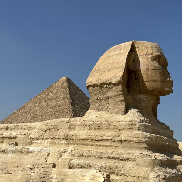 Giza Sphinx and Pyramid of Khafre 1 600x600