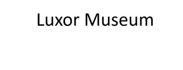Luxor Museum 600x231