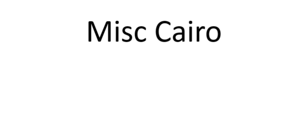 Misc Cairo 600x231
