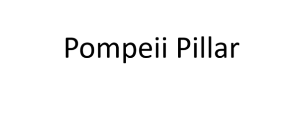 Pompeii Pillar 1 600x231