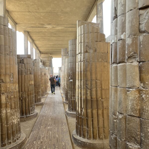 Saqqara Colonade Entrance to Pyramid 2 600x600
